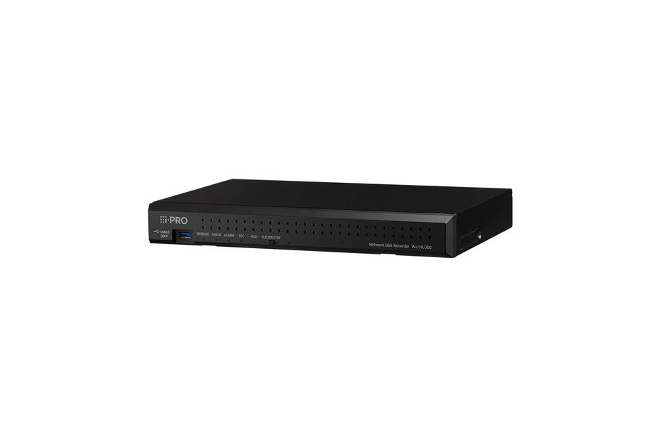 i-PRO WJ-NU300KGV, Netzwerk Recording System 16 Kanal, max 20TB, 128Mbps build in PoE+ switch,