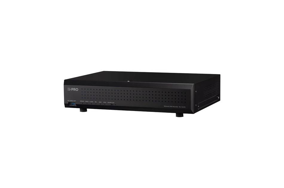 i-PRO WJ-NU301KGV, Netzwerk Recording System 16 Kanal, max 40TB, 128Mbps build in PoE+ switch,