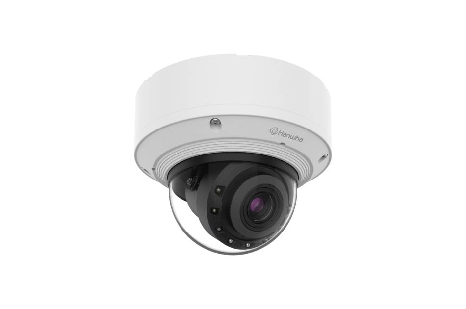 Hanwha Vision PND-A7082RV, Netzwerk Dome Kamera, Fix, 2x MVF Objektiv, AI-Analyse, 2592x1520, H.265, Audio, Alarm, IR,