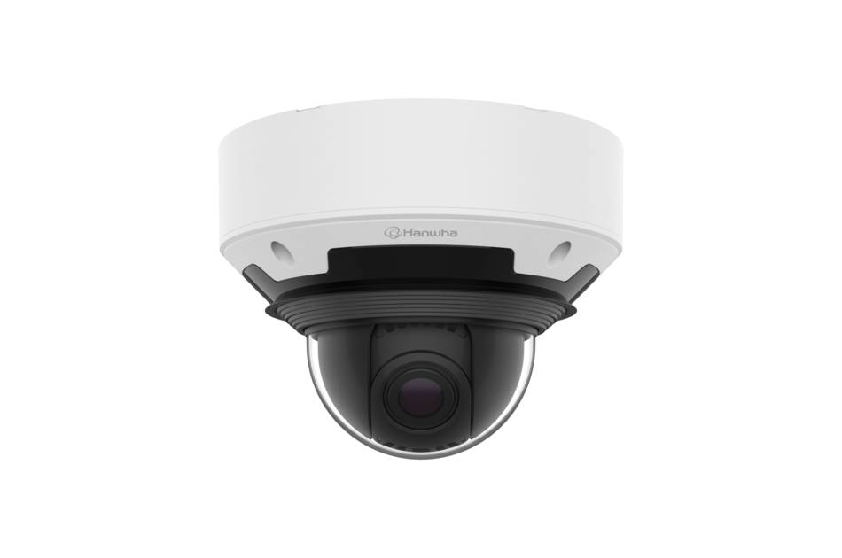 Hanwha Vision PNV-A9082RZ, Netzwerk Dome Kamera, PTRZ, 2x MVF Objektiv, AI-Analyse, 3840x2160, H.265, Audio, Alarm, IR,