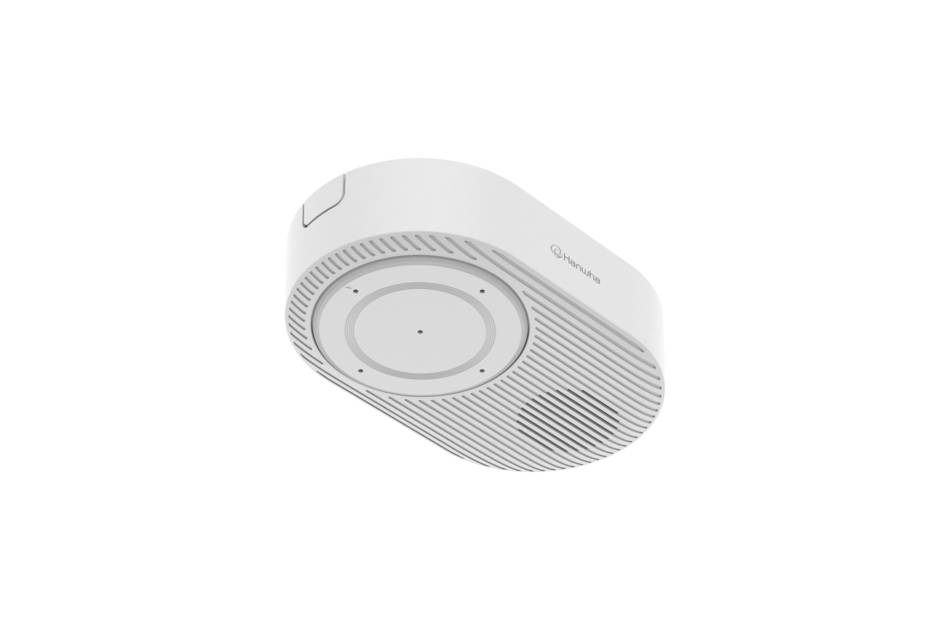 Hanwha Vision SPS-A100M, IP Audio Beacon, Server, Lautsprecher, Mikrofone, LED Ring, USB-C, digitale Ein- und Ausgänge,