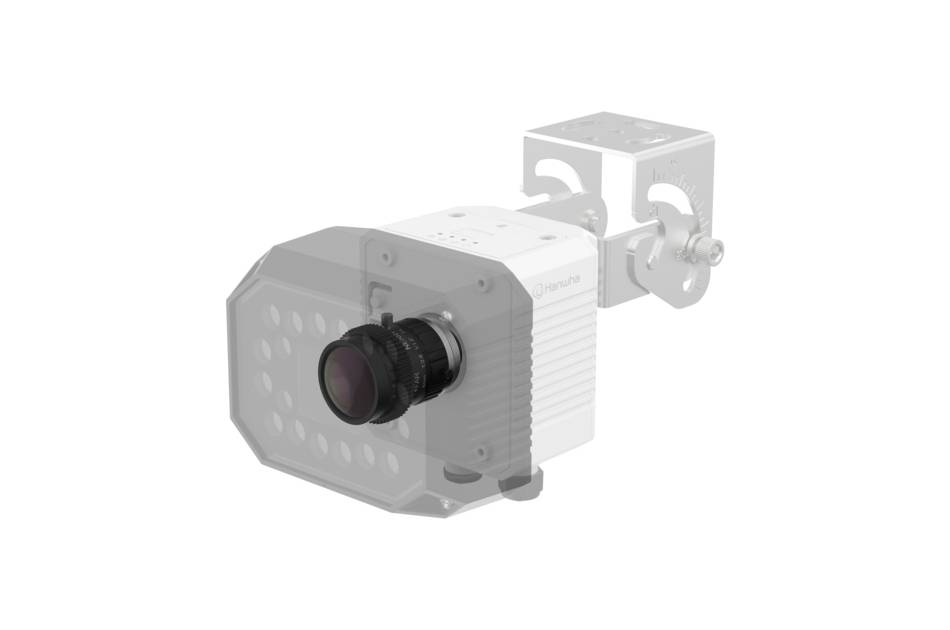 Hanwha Vision SLM-5M06, Mono BCR Camera lens 6mm lens for Mono BCR Cameras