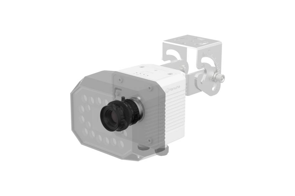 Hanwha Vision SLM-5M12, Mono BCR Camera lens 12mm lens for Mono BCR Cameras