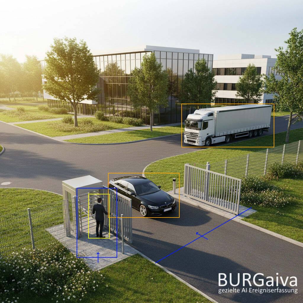 BwSet Dome 211N BURG GARD, Das Videoüberwachung- Netzwerktechnik Video Set besteht aus einem 4 Kanal Netzwerk-Rekorder