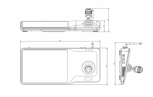 Dahua - NKB5000 - Zubehör - Eingabegerät, Eingabegerät zur Kontrolle von: DAHUA Standalone DVR, DAHUA High Speed Dome,