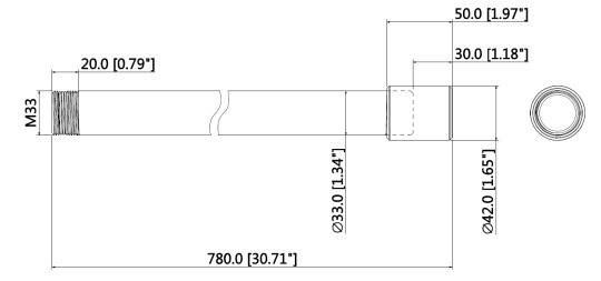 Dahua - PFA117-Black - Zubehör - Verlängerung, Material: Aluminium, Erweiterung für PFB220C-Black