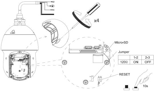 Dahua - SD4D425MB-HNR - IP - PTZ