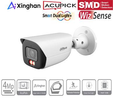 Dahua - IPC-HFW3449EP-S-IL-0280B - IP - Bullet, - 4MP/1/2,9" CMOS - 2,8 mm / H:100° V:56° - 2x LED, IR Licht 50m, weiß