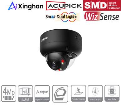 Dahua - IPC-HDBW3449EP-S-IL-0280B-Black - IP - Dome, - 4MP/1/2,9" CMOS - 2,8 mm / H:100° V:56° - 4x LED, IR Licht 40m,