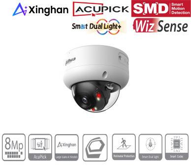 Dahua - IPC-HDBW3849EP-S-IL-0280B - IP - Dome, - 8MP/1/2,7" CMOS - 2,8mm / H:110° V:58° - 4x LED, IR Licht 30m, weiß Li