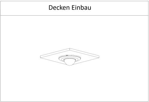 Dahua - PFB5204C - Zubehör - Deckeneinbau Halter