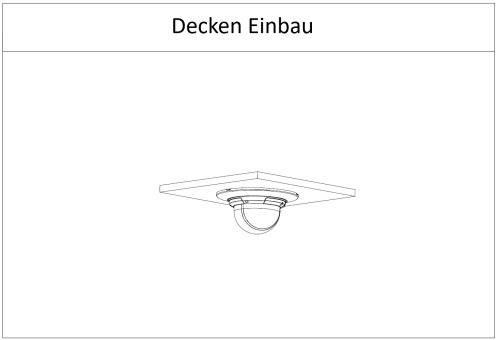 Dahua - PFB5310C - Zubehör - Deckeneinbau Halter, - Material: SECC & PC - Halterung für Zwischendecken / Abhängedecken