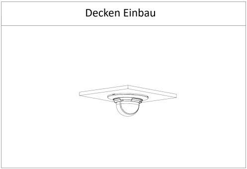 Dahua - PFB5310C - Zubehör - Deckeneinbau Halter
