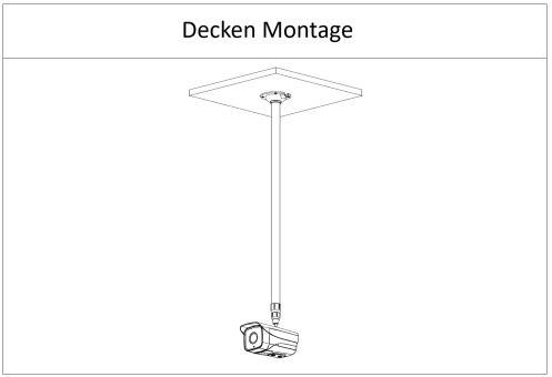Dahua - PFB2213C - Zubehör - Deckenhalterung, Verstellbare Deckenhalterung 800 - 1500 mm, für Box Kameras und kleine Fi