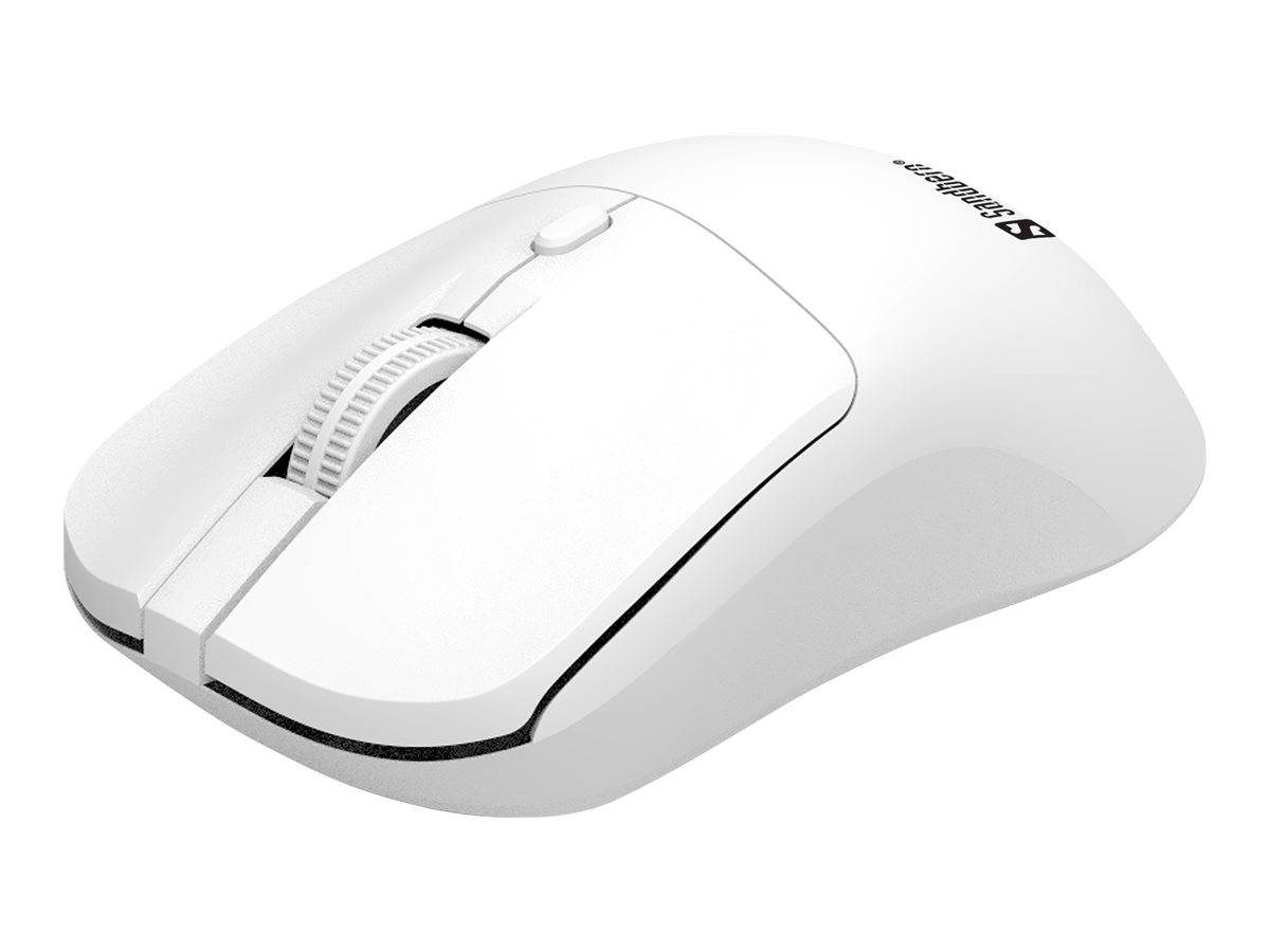 SANDBERG Saver - Maus - rechts- und linkshändig - optisch - 4 Tasten - kabellos - 2.4 GHz - kabelloser Empfänger (USB)