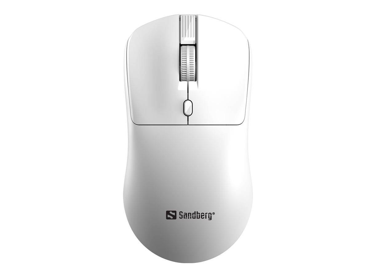 SANDBERG Saver - Maus - rechts- und linkshändig - optisch - 4 Tasten - kabellos - 2.4 GHz - kabelloser Empfänger (USB)