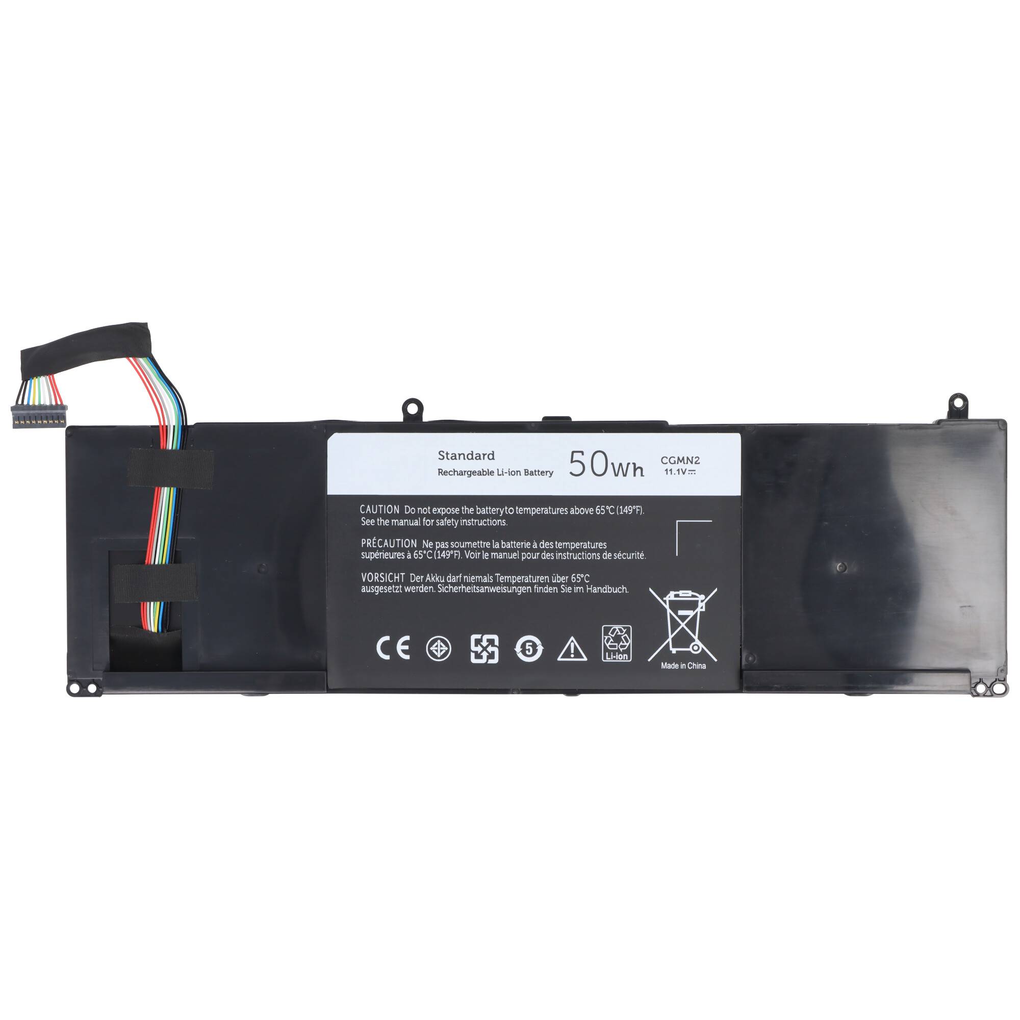 Akku passend für Dell Inspirion 11 3135, Li-Polymer, 11,55V, 5600mAh, 64,7Wh