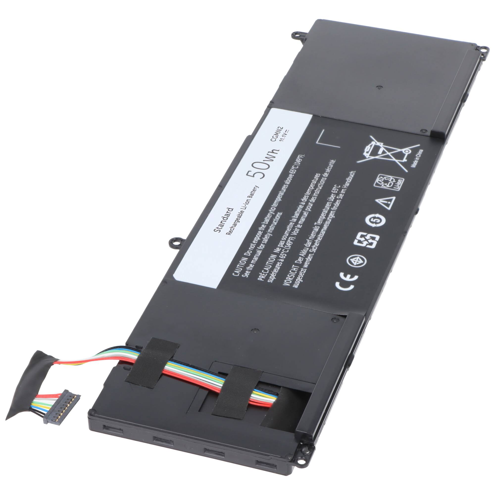 Akku passend für Dell Inspirion 11 3135, Li-Polymer, 11,55V, 5600mAh, 64,7Wh