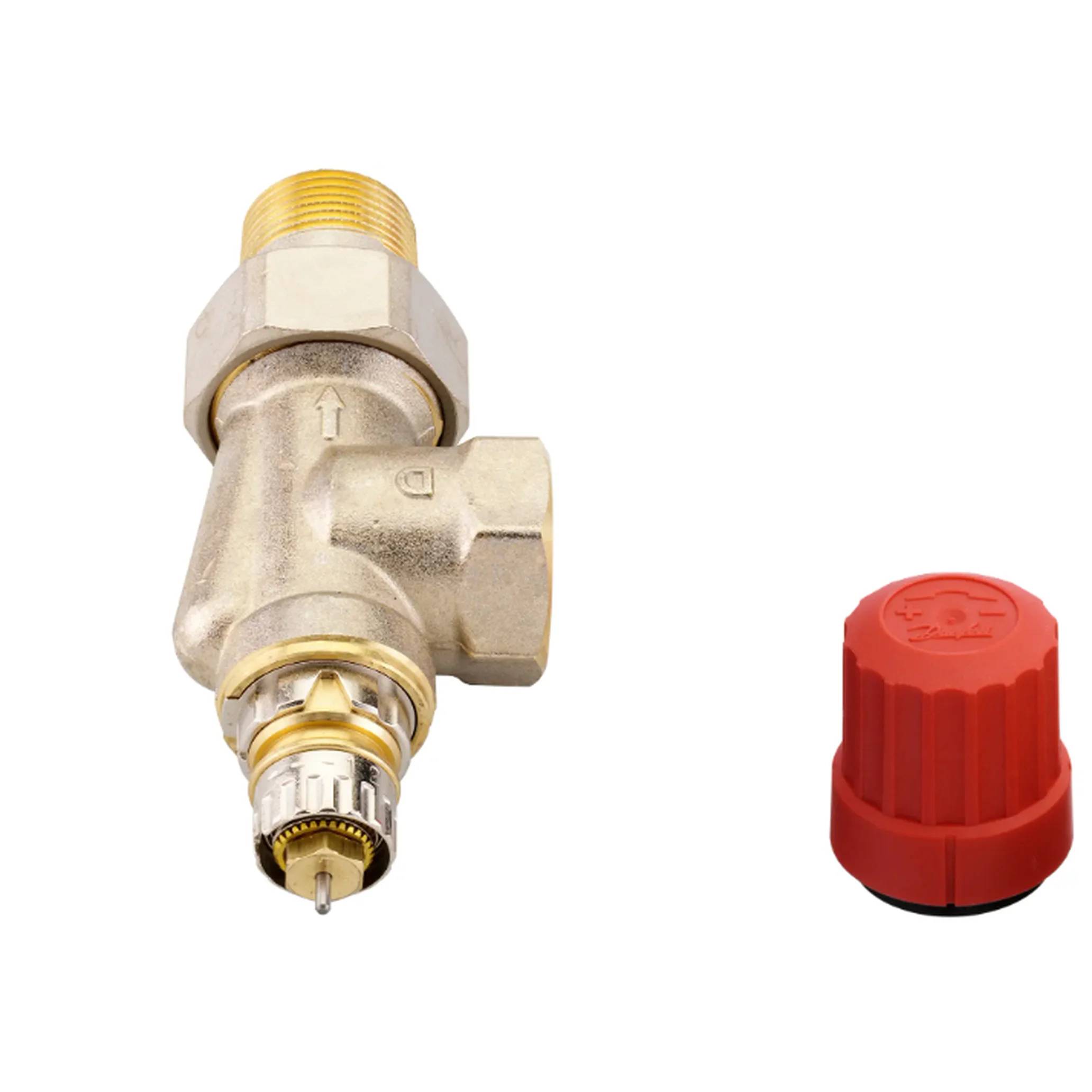 Danfoss Ventilgehäuse RA-N 20 R 3/4, UK (Axial), matt vernickelt, 1 Stk.