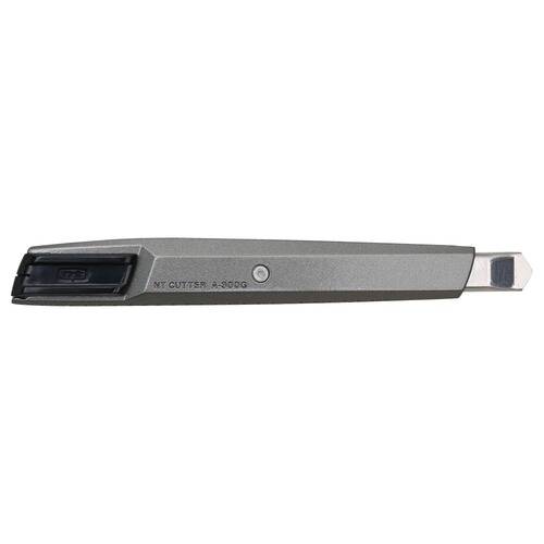 Cuttermesser 9mm, NT-Cutter A-300GRP Profi, Aluminium-Druckguss Gehäuse, Auto-Lock - Rechts- & Linkshänder geeignet