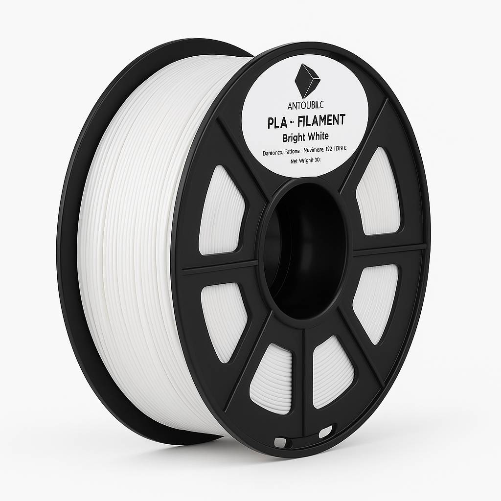 Anycubic PLA+ Filament 1,75 mm – Bright White | Hochzähes Premium-Filament für präzise 3D-Drucke