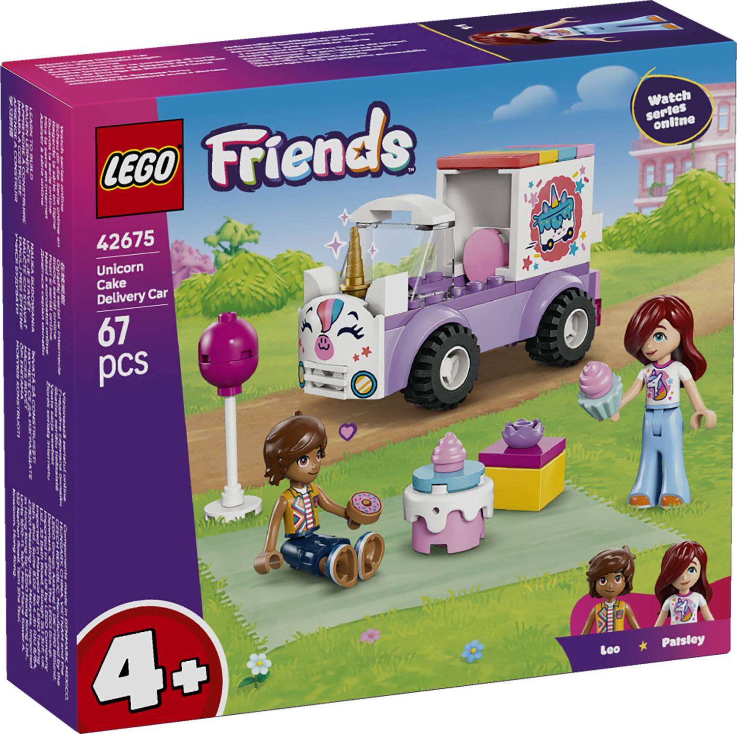 LEGO 42675 Friends - Einhorn-Kuchenlieferwagen