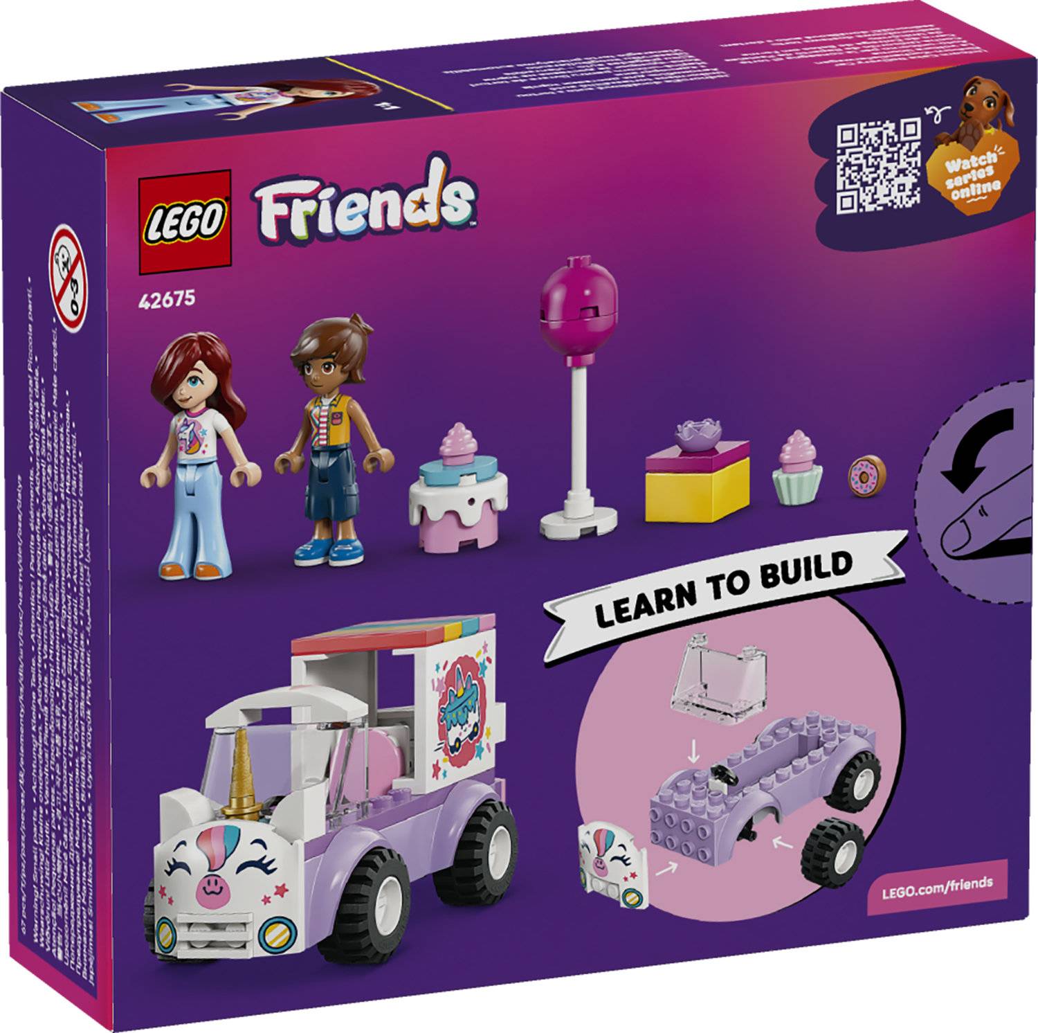 LEGO 42675 Friends - Einhorn-Kuchenlieferwagen