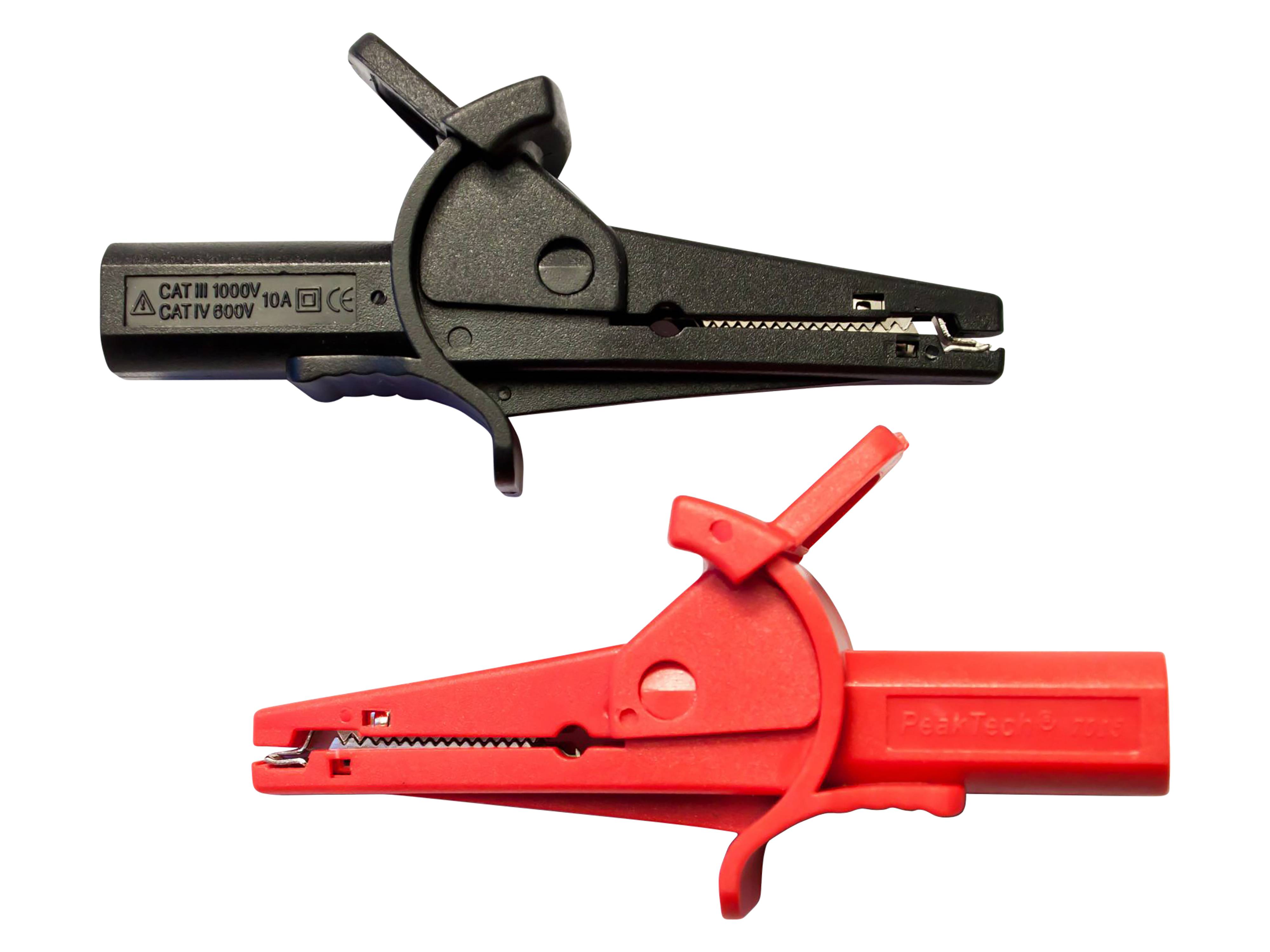 PEAKTECH Krokodilklemmen-Set P 7015, für Digital Multimeter