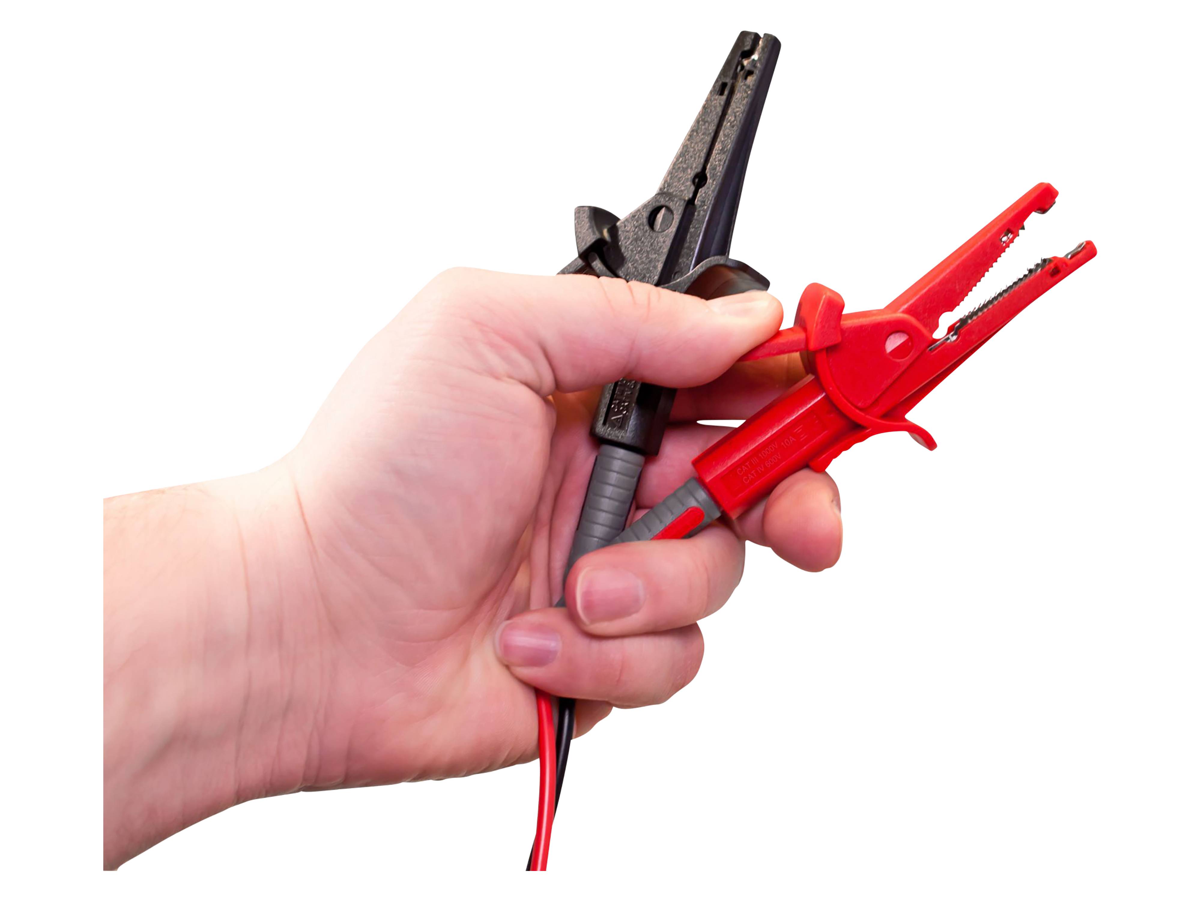 PEAKTECH Krokodilklemmen-Set P 7015, für Digital Multimeter