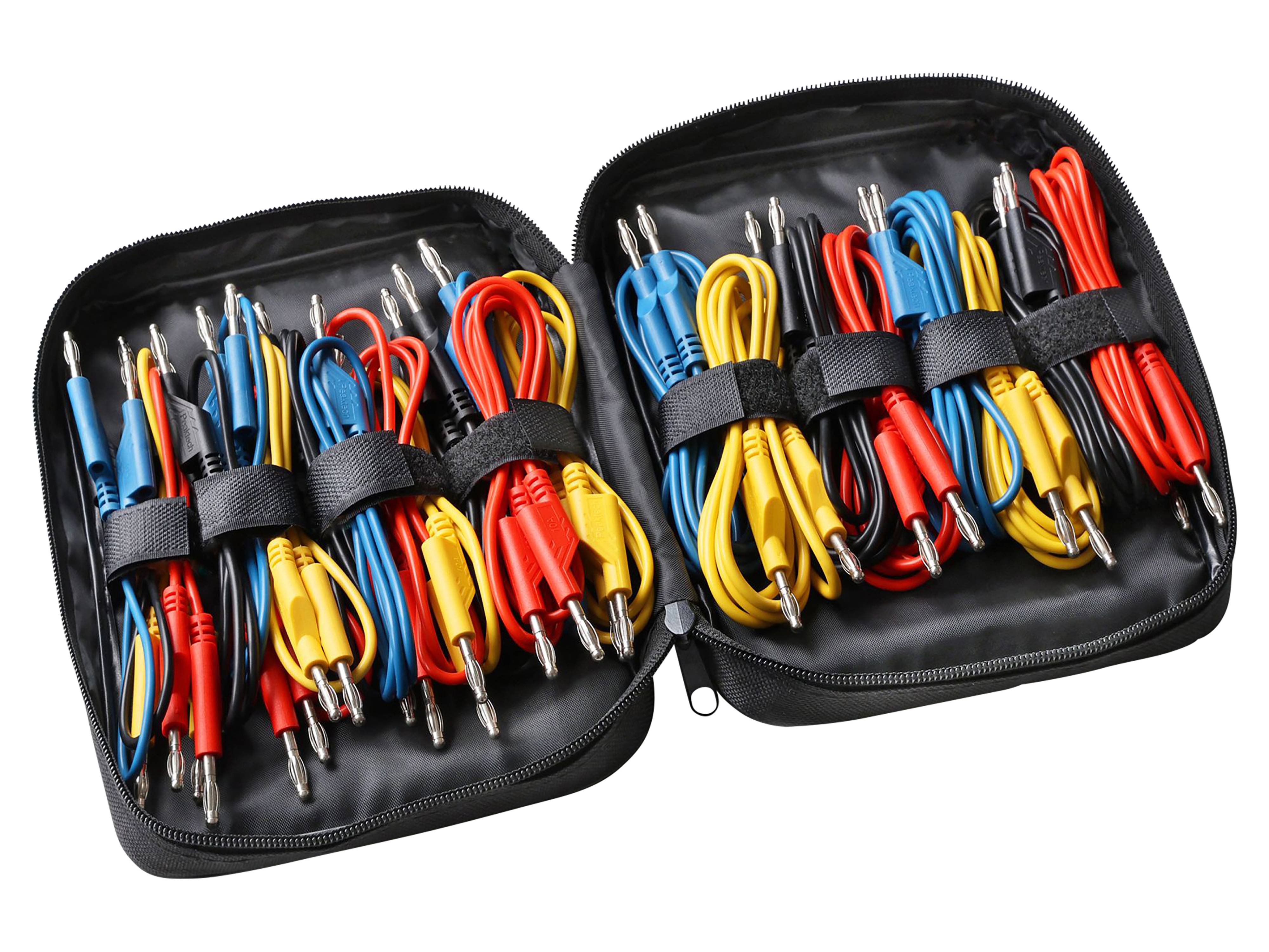 PEAKTECH Messzubehör-Set, P 8202, 4 mm Bananenstecker