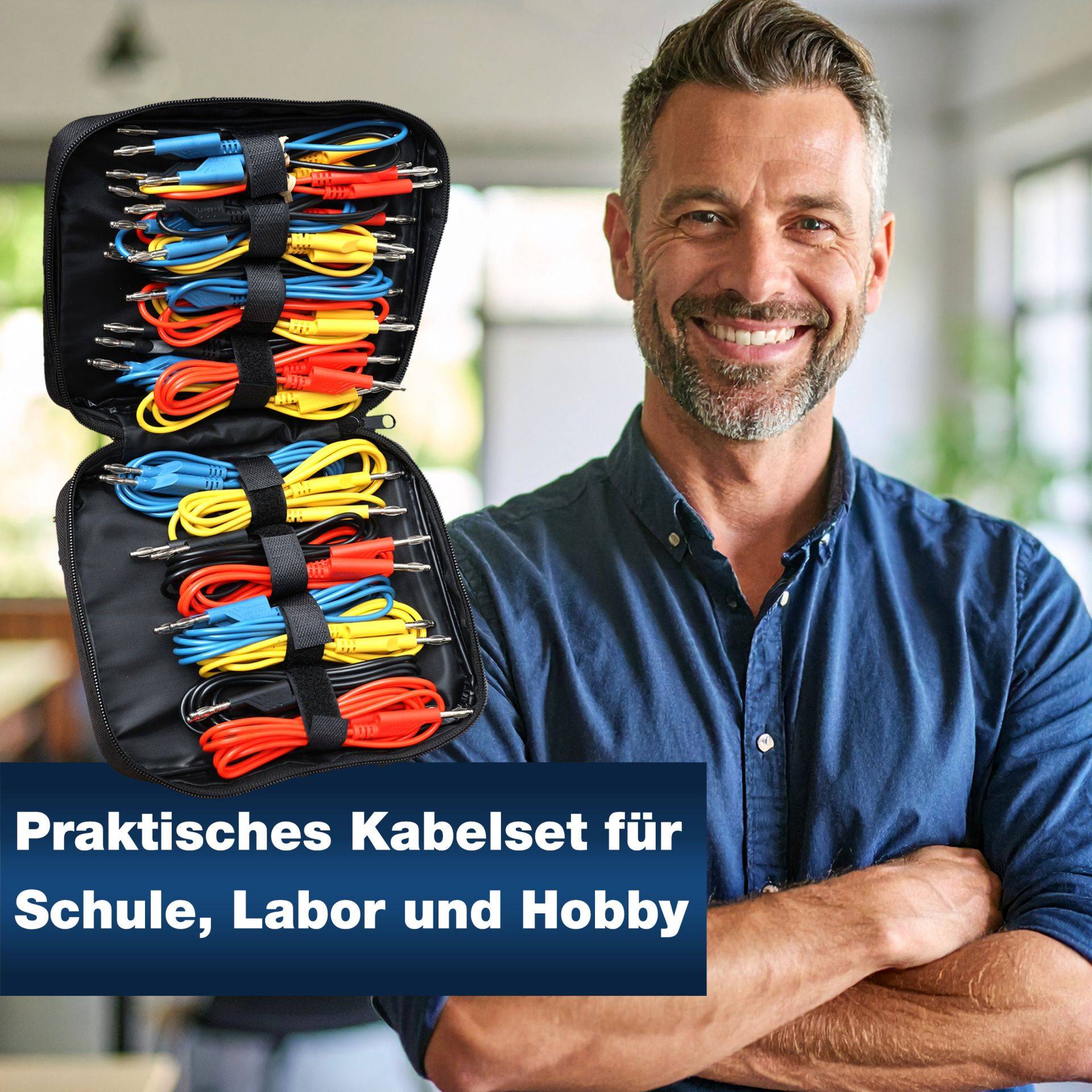 PEAKTECH Messzubehör-Set, P 8202, 4 mm Bananenstecker