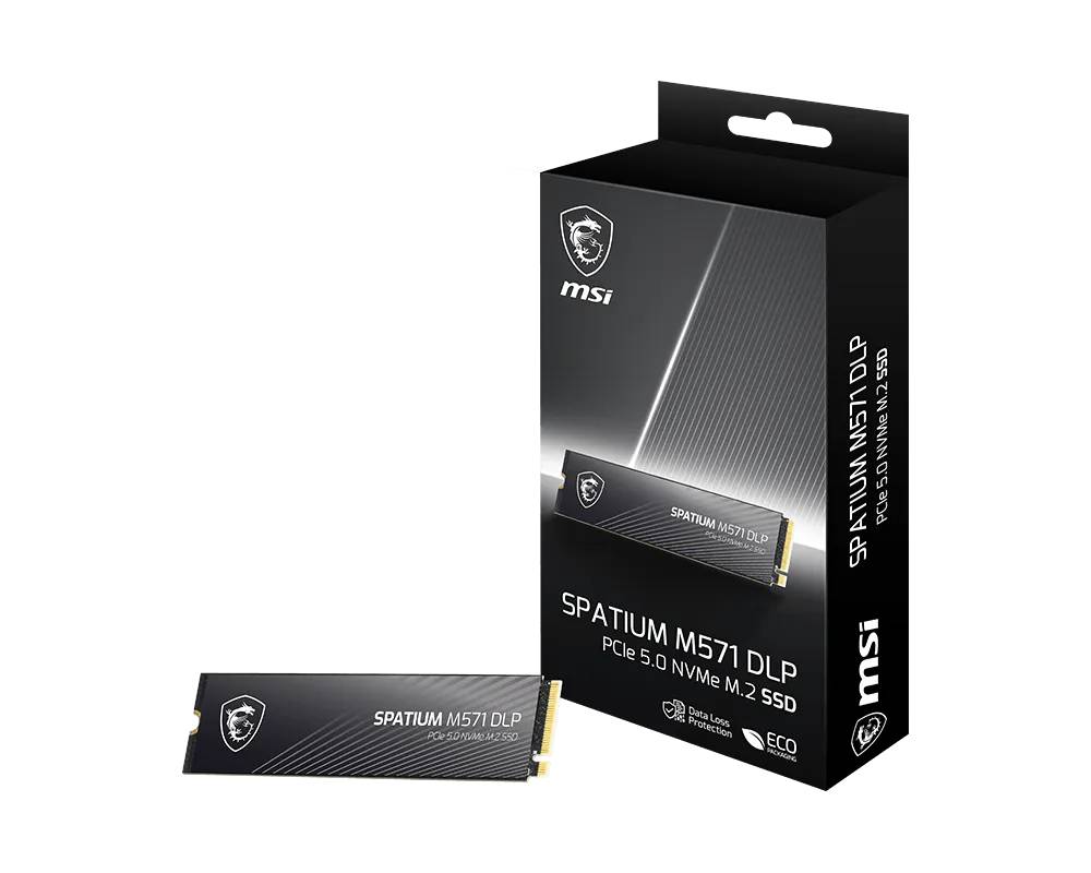 SSD 4TB MSI Spatium M571 (M.2 2280) PCIe Gen5 x4 NVMe