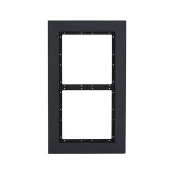 Dahua - VTM25P2 - 2 Modul Rahmen - Black, - Rahmen für VTM26R2 - Material: Aluminium - 2 Komponenten, Rahmen für Abdeck