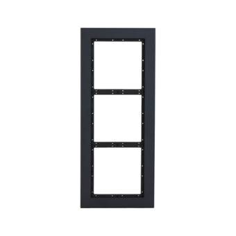 Dahua - VTM24P3 - 3 Modul Rahmen - Black, - Rahmen für VTM27R3 - Material: Aluminium - 2 Komponenten, Rahmen für Abdeck