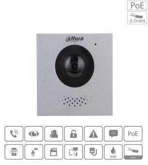 Dahua - VTO4202F-P-S3 - Kamera Modul - Hybrid, - Modulare Gegensprechanlage - IP oder 2-Draht (Hybrid) - 2MP CMOS - Mat
