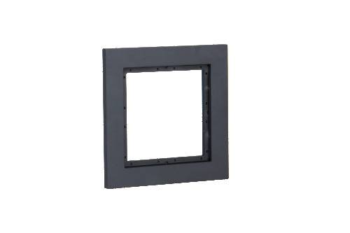 Dahua - VTM78 - 1 Modul Rahmen - Black, - Rahmen für VTM76 / VTM79 - Material: Aluminium - 2 Komponenten, Rahmen für Ab