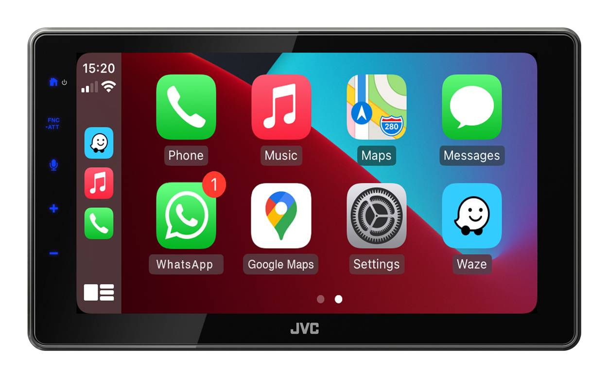 JVC KW-Z900DBW DAB BT 9'' 1DIN WiFi Carplay AndroidAuto