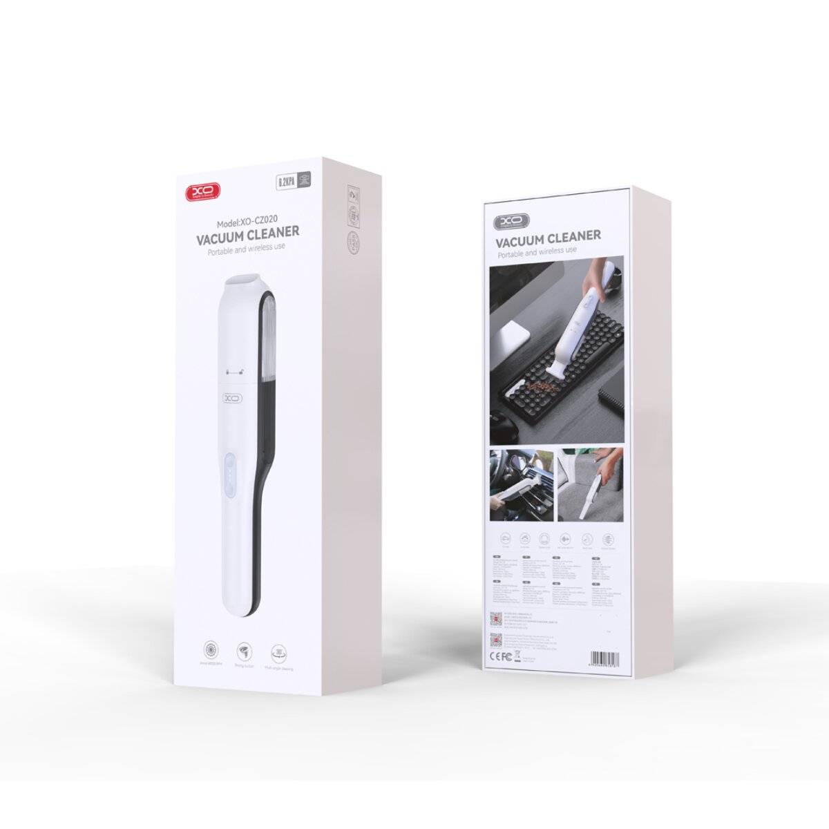 XO CZ020 Kabelloser Auto Staubsauger 65 W mit 6,7 kPa Saugleistung