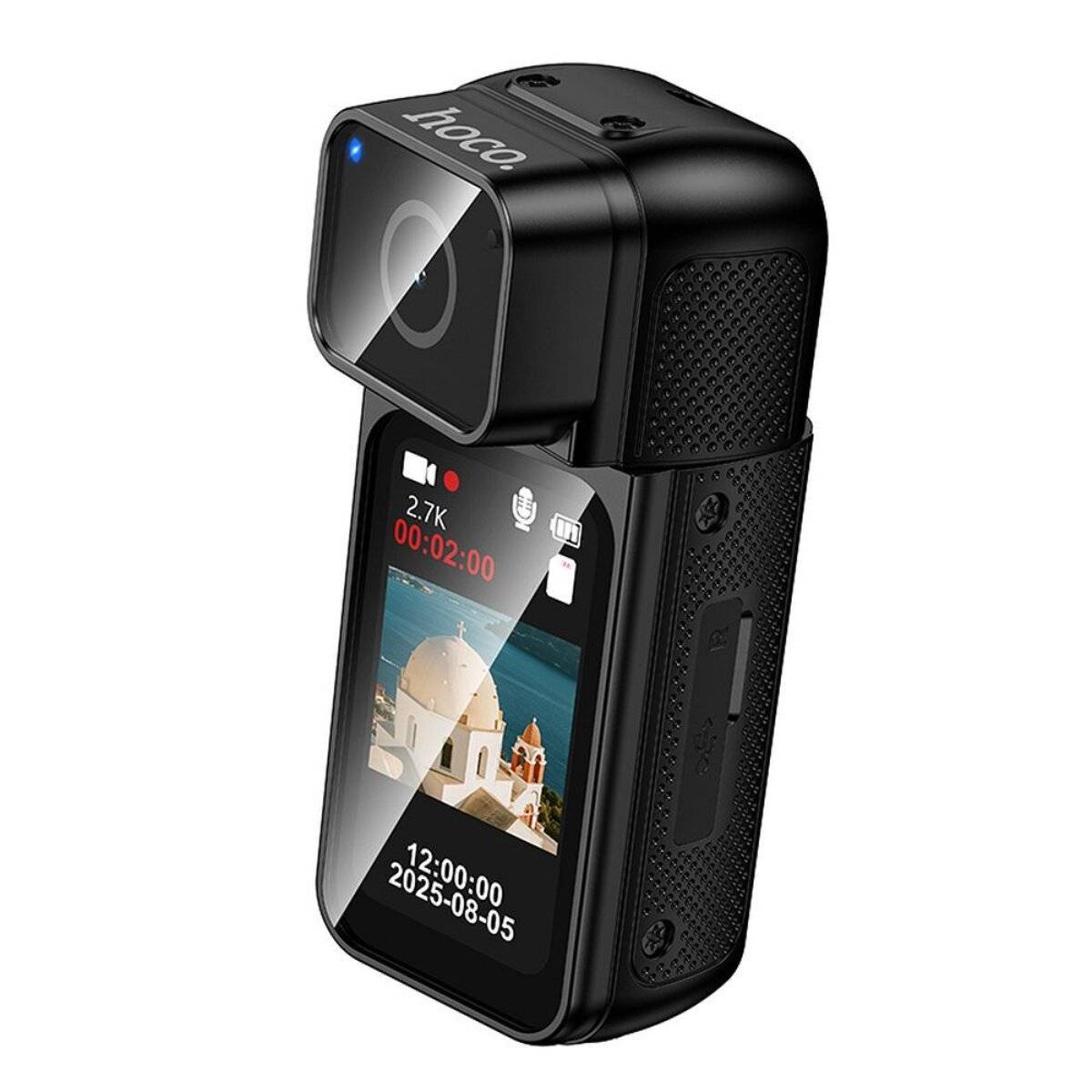 Hoco DV105 Sportkamera 2.7K mit 1,47 Zoll IPS Display und Wi-Fi Schwarz