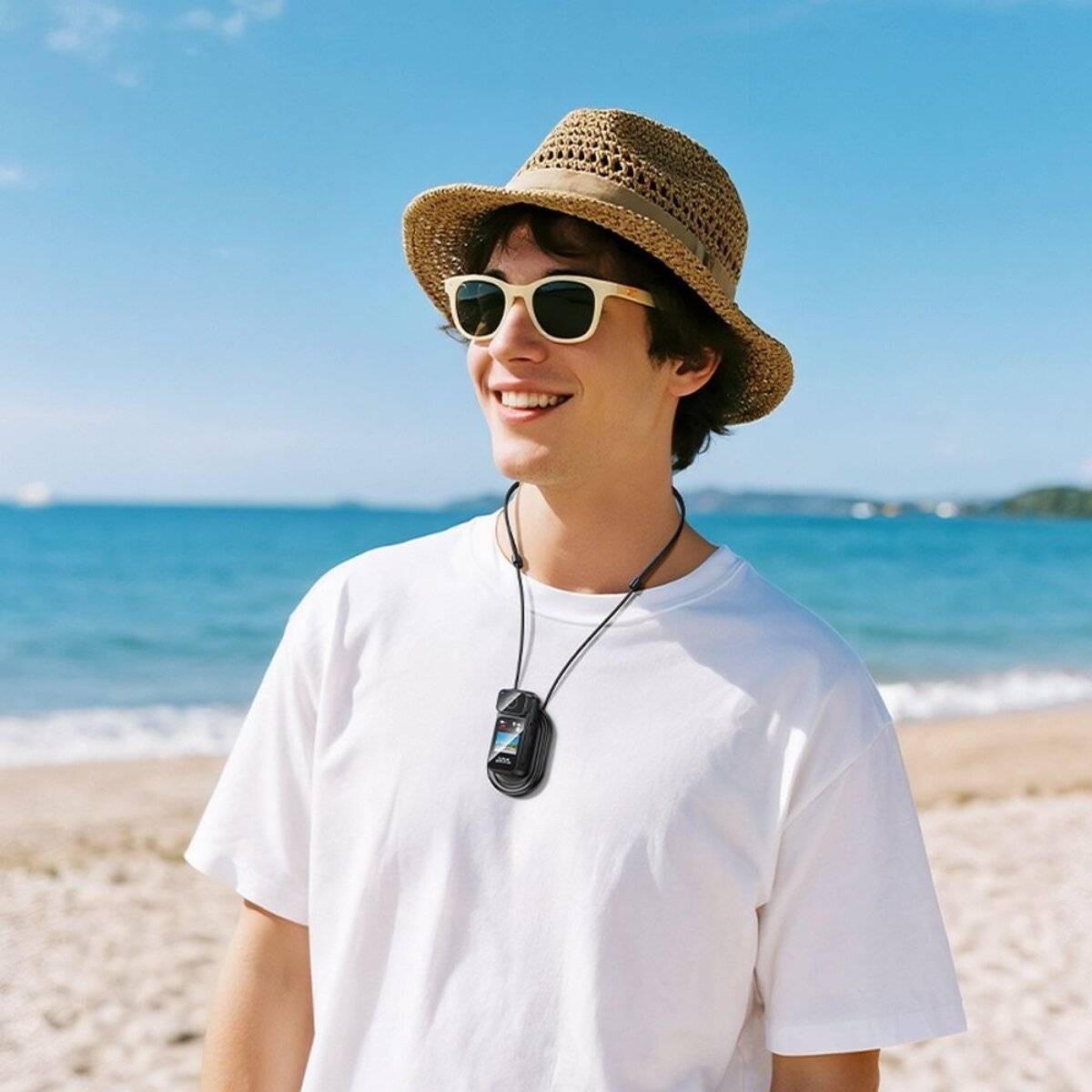 Hoco DV105 Sportkamera 2.7K mit 1,47 Zoll IPS Display und Wi-Fi Schwarz