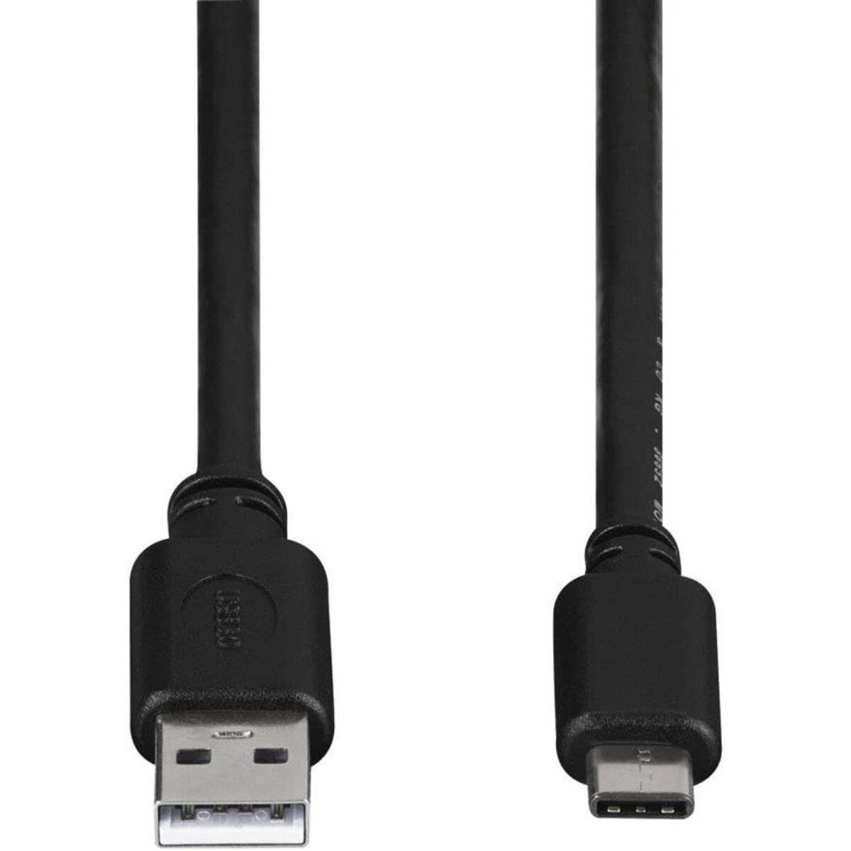 Hama USB zu USB-C Kabel 25 cm Schwarz  Lade- und Datenkabel