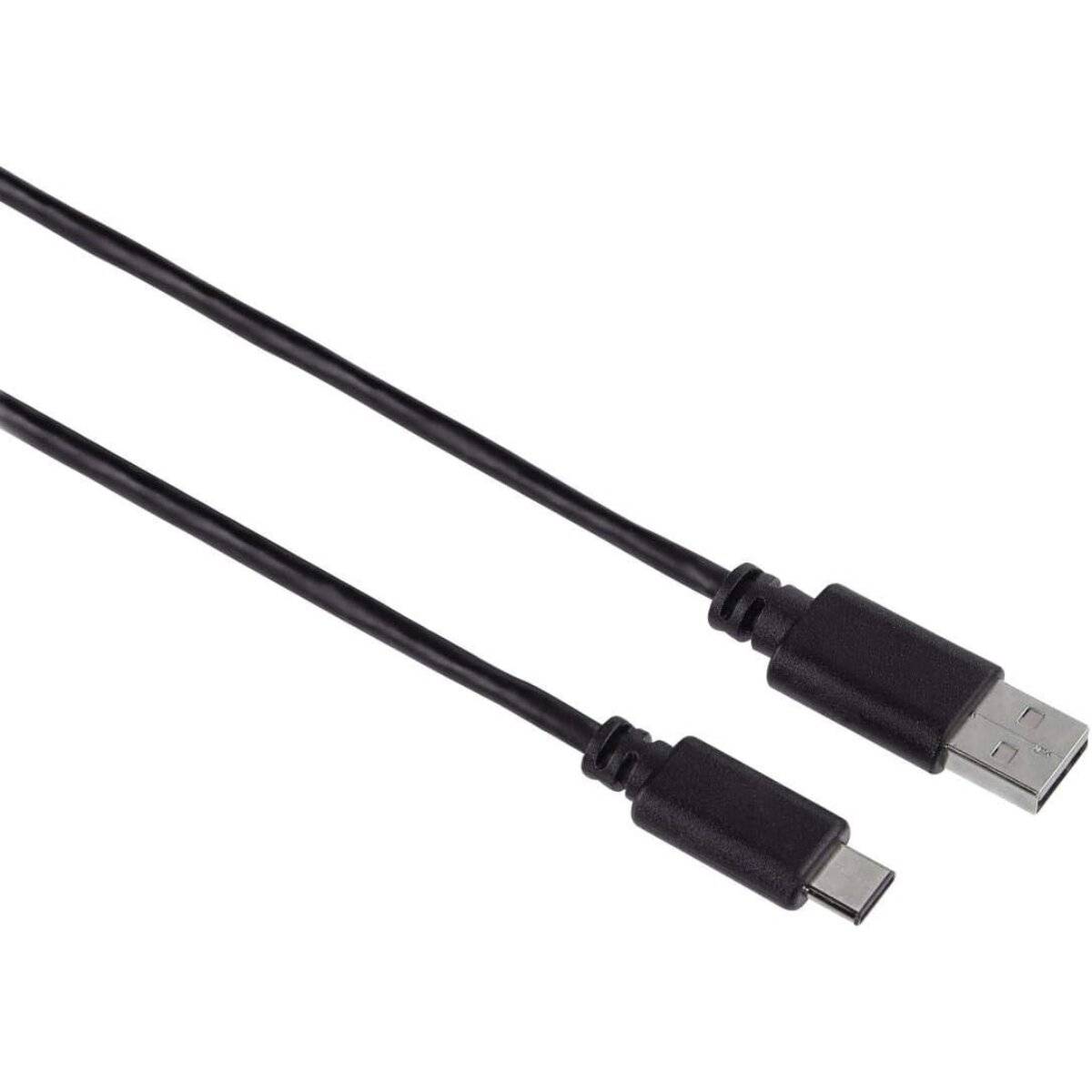 Hama USB zu USB-C Kabel 25 cm Schwarz  Lade- und Datenkabel