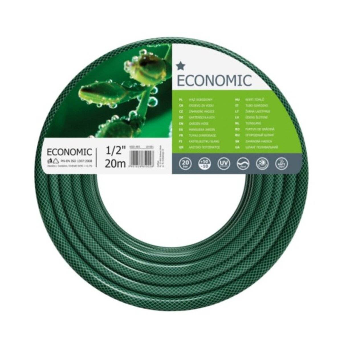 PVC-Gartenschlauch 20 m - 21 bar, flexibel & temperaturbeständig