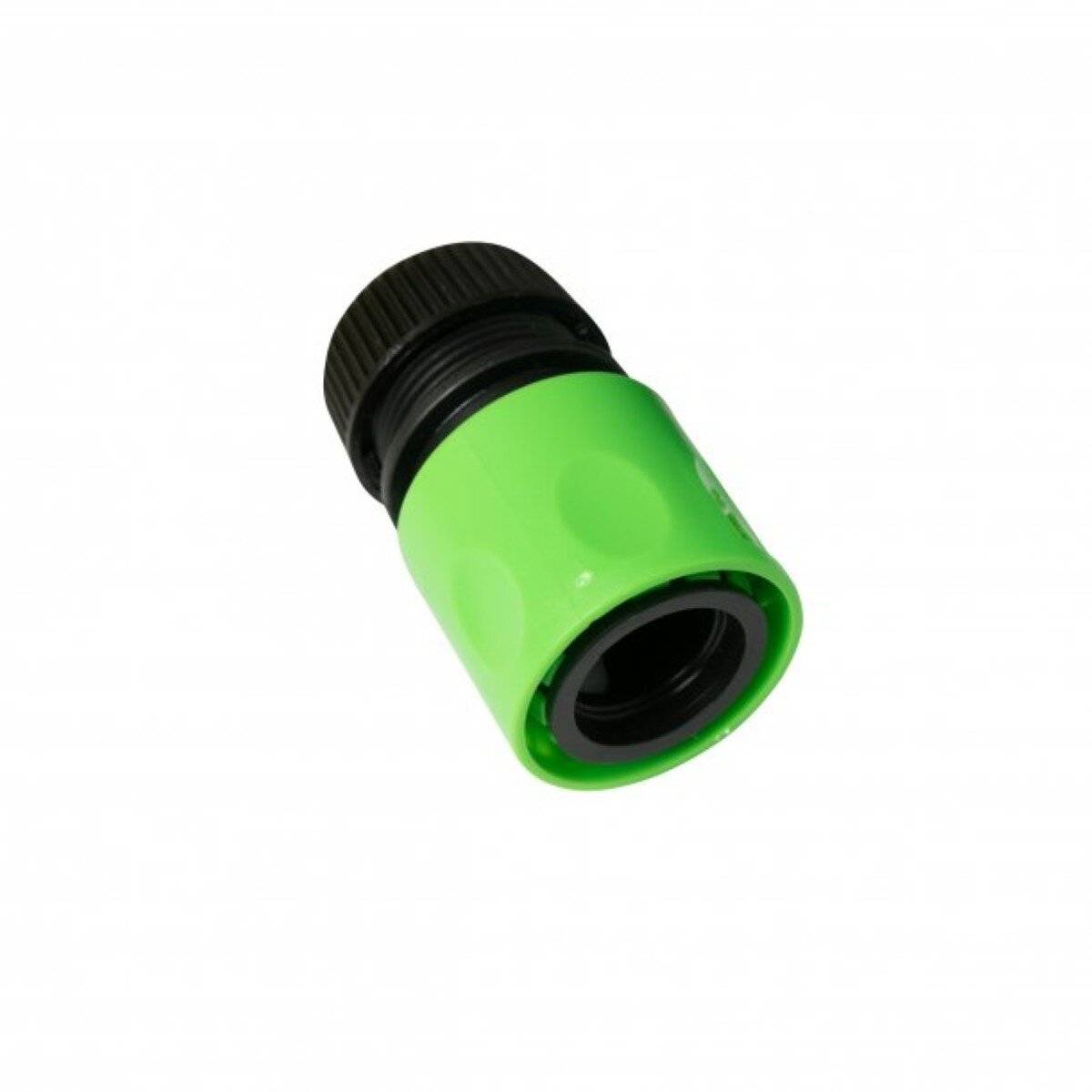 Gewebeschlauch mit Armaturen 20 cm - Mit Hahnanschluss, Wasserstopp & verstellbarer Spritze