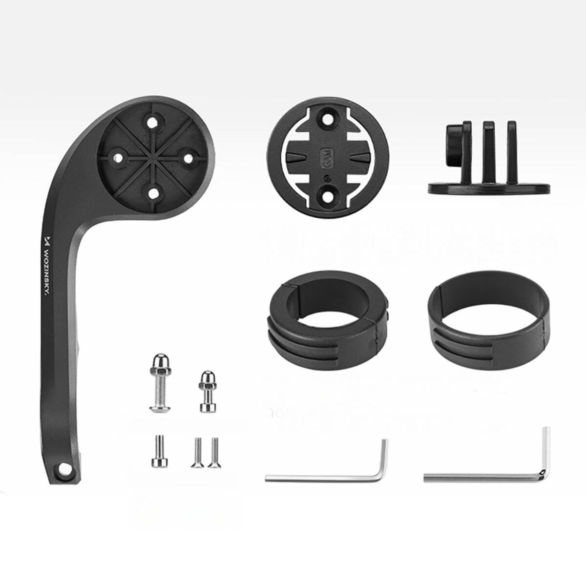 Wozinsky WUG-01B Garmin Fahrradhalterung Lenker 25,4/31,8 mm Schwarz