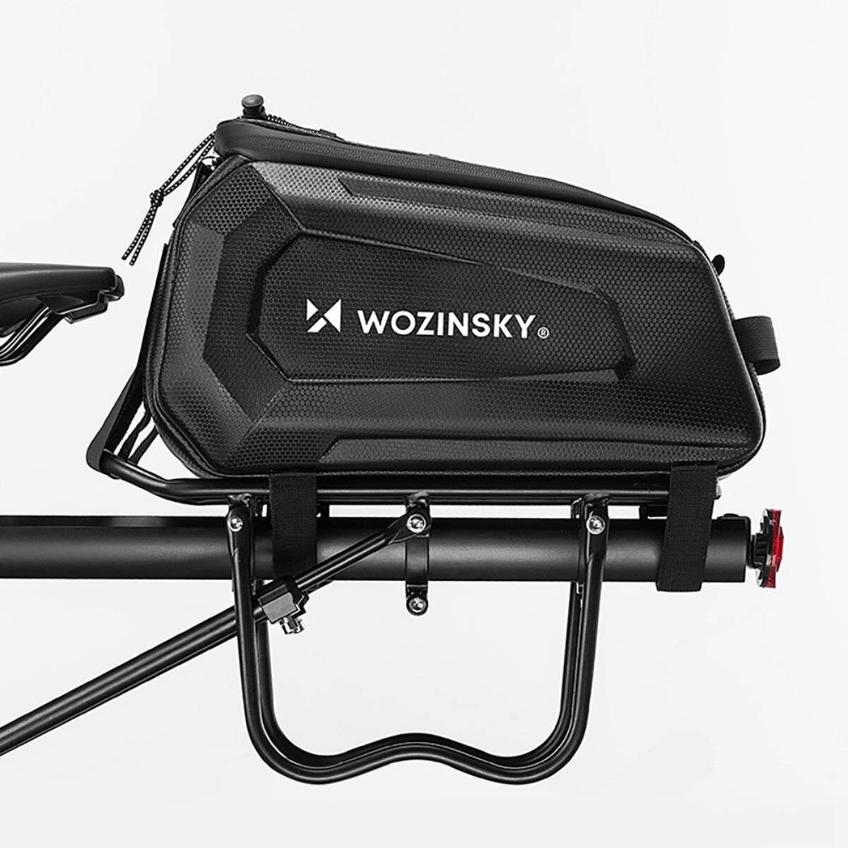 Wozinsky WSR-01B Fahrradtasche Gepäckträger 9 L wasserdicht Schwarz