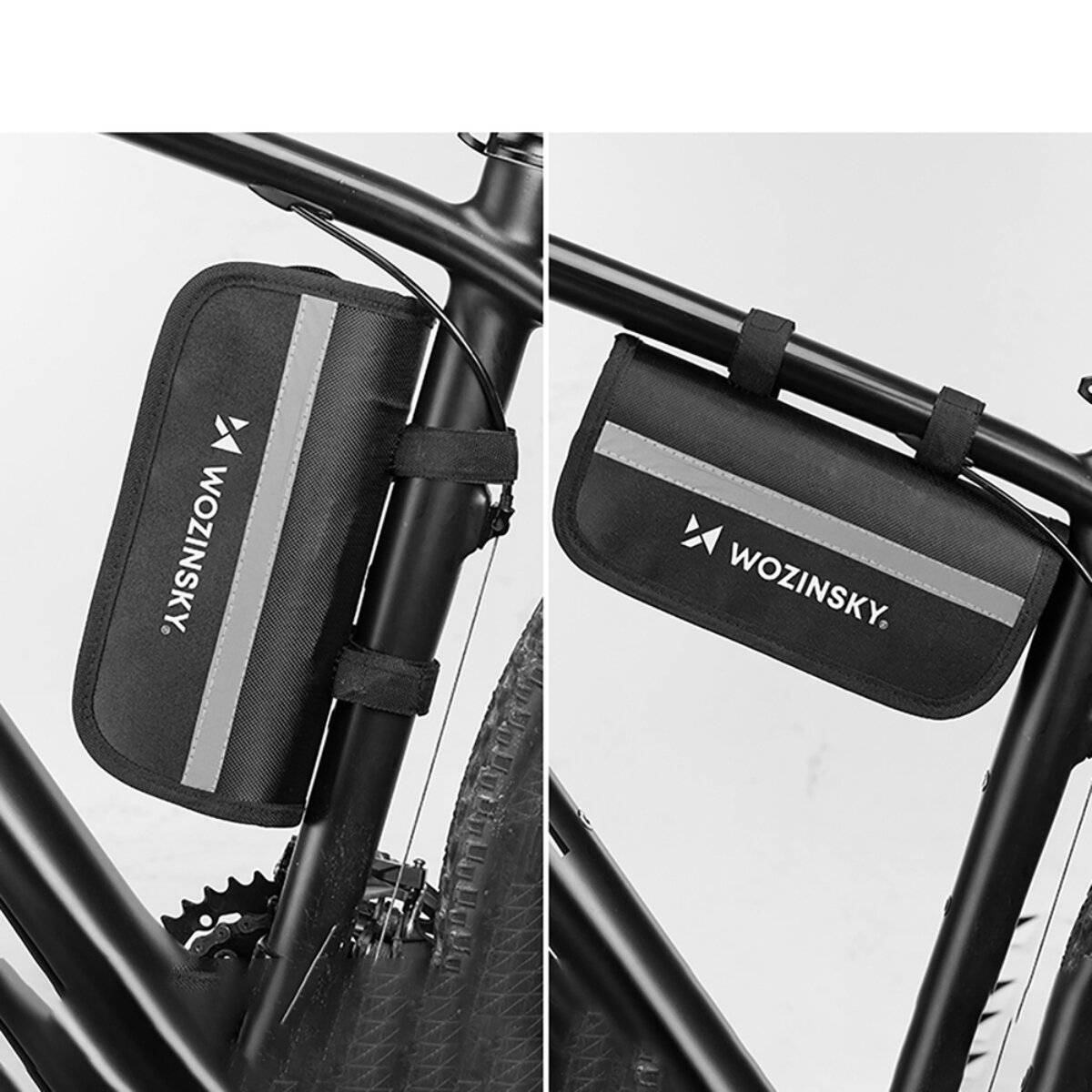 Wozinsky WMZ-01N 16-in-1 Fahrrad Multitool Set mit Pumpe Flickzeug Schwarz