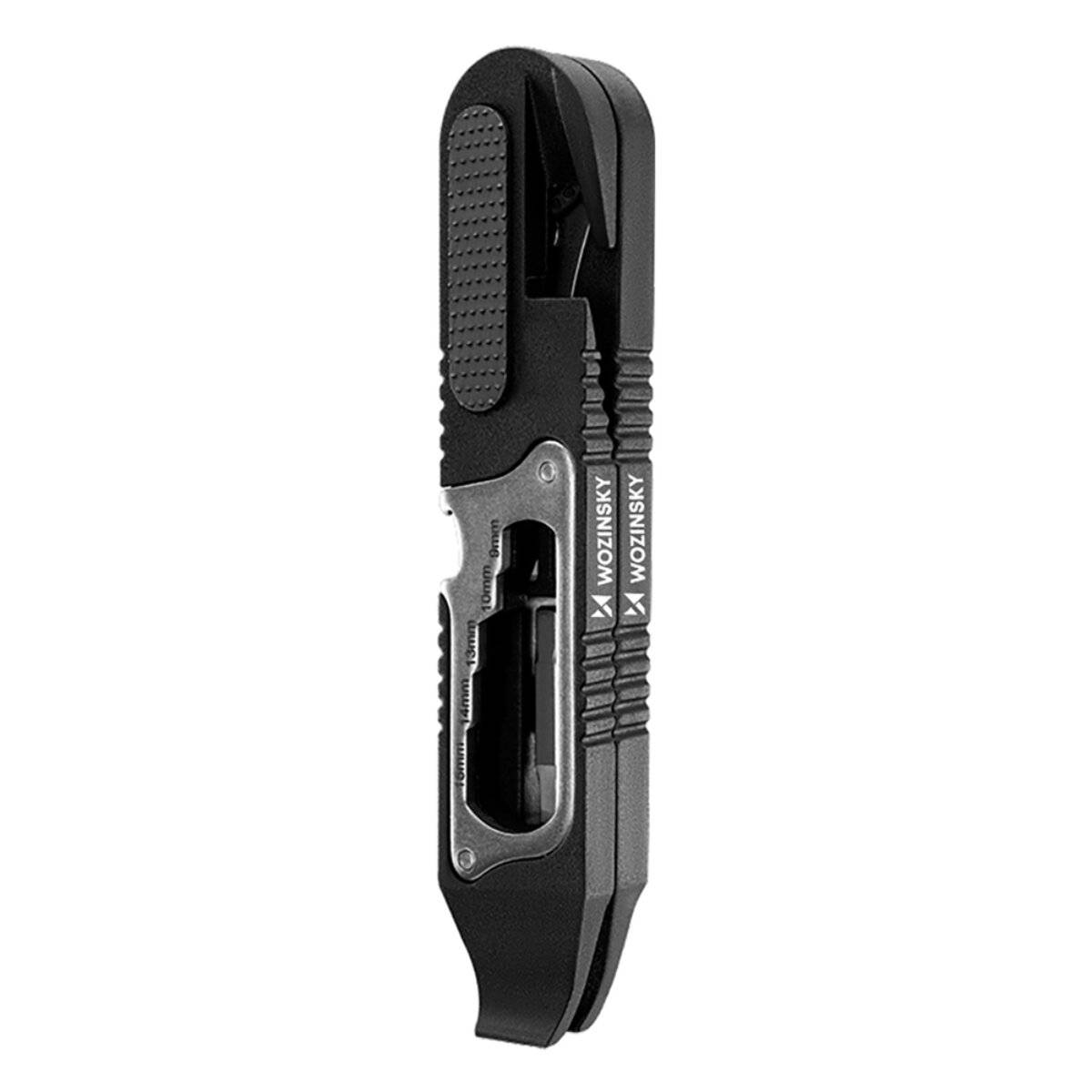 Wozinsky WZK-L2 14-in-1 Fahrrad Multitool mit Reifenheber, Schwarz