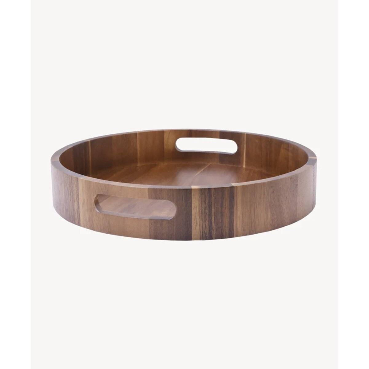Akazie Terra Serviertablett aus Akazienholz ø35 cm - langlebig & vielseitig einsetzbar
