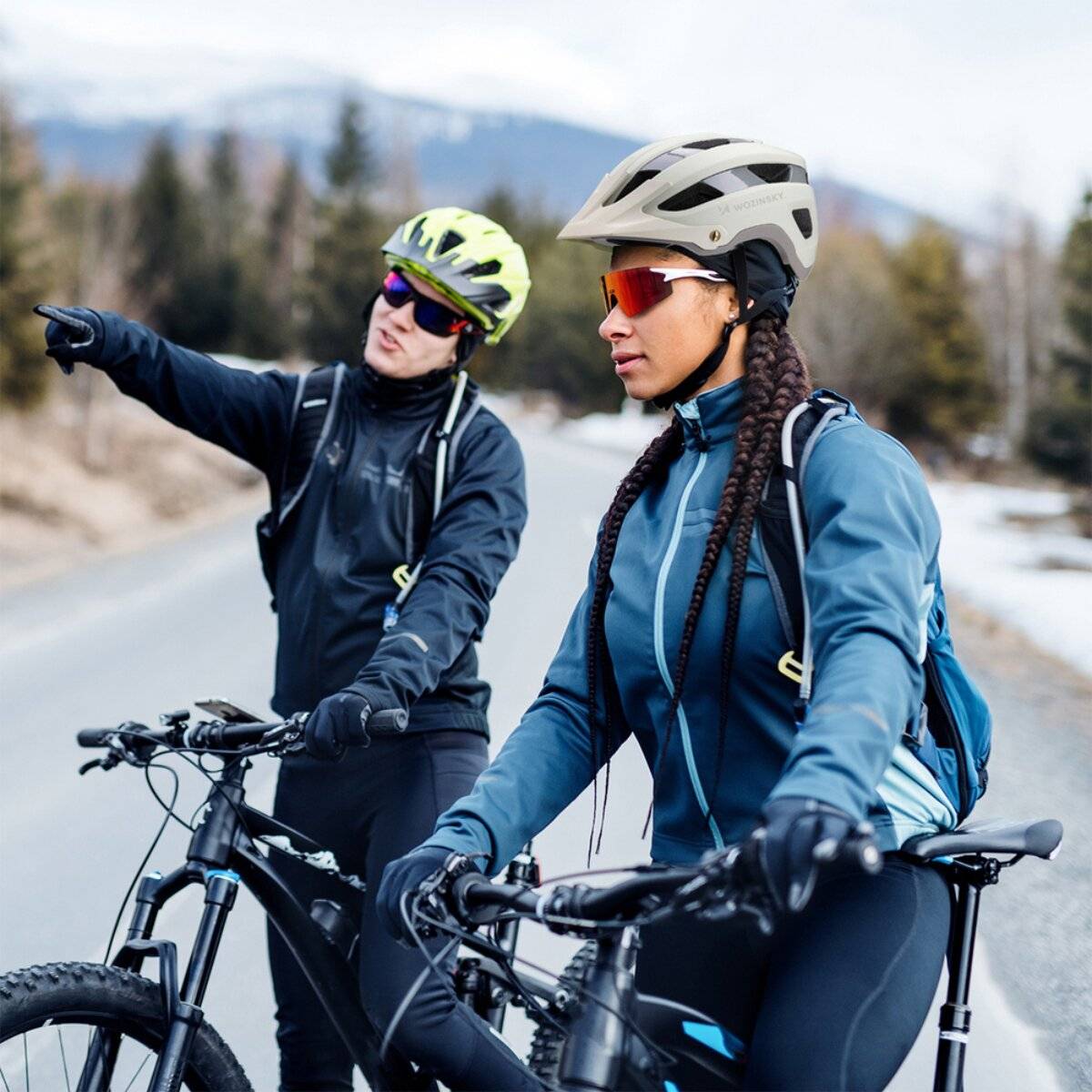 Wozinsky MTB Fahrradhelm Größe L 5762 cm leicht mit Belüftung Aprikose